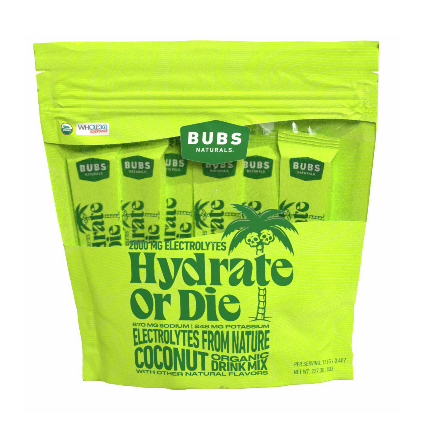 BUBS Naturals Hydrate or Die Electrolytes