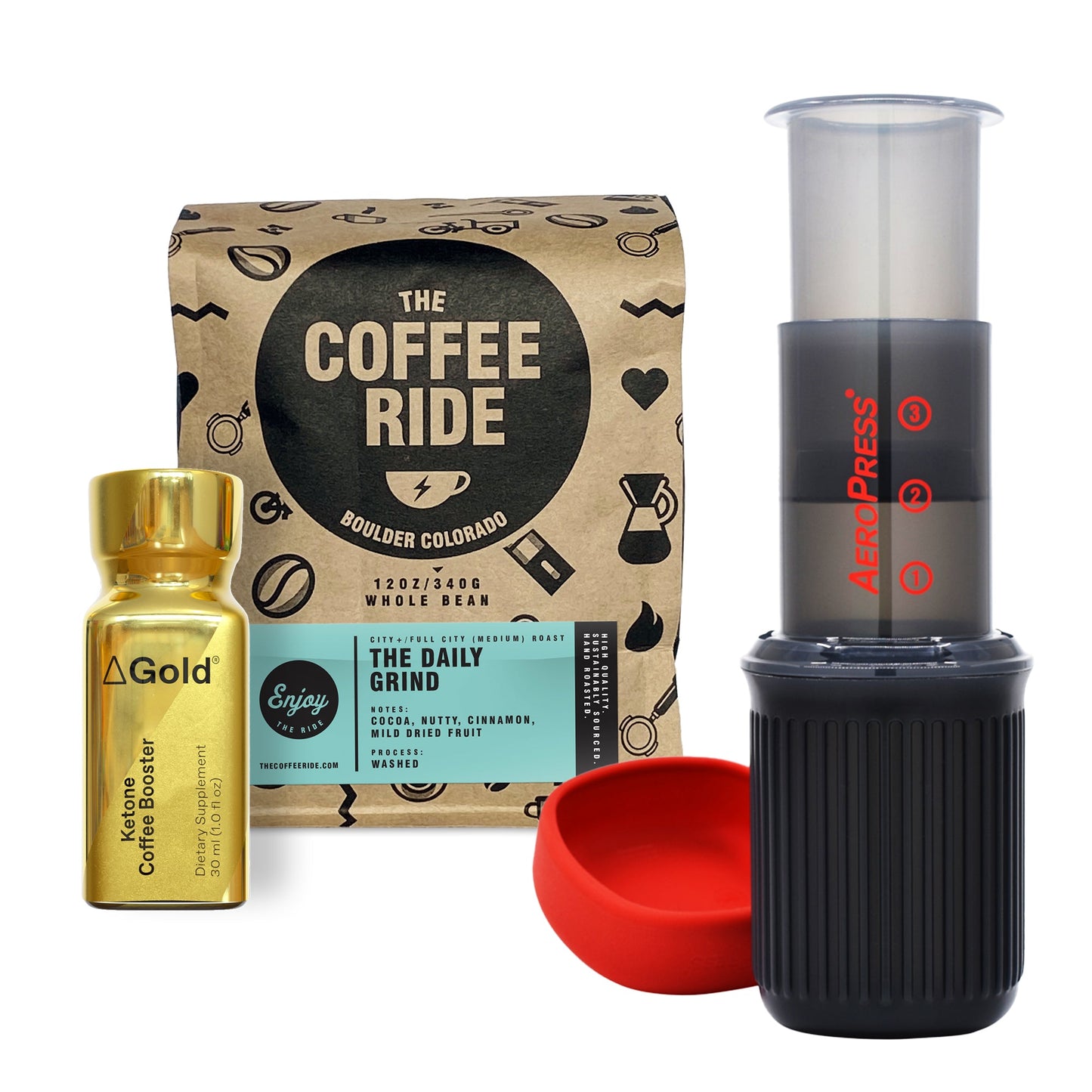 Ketone Coffee Kit: deltaGold + The Coffee Ride