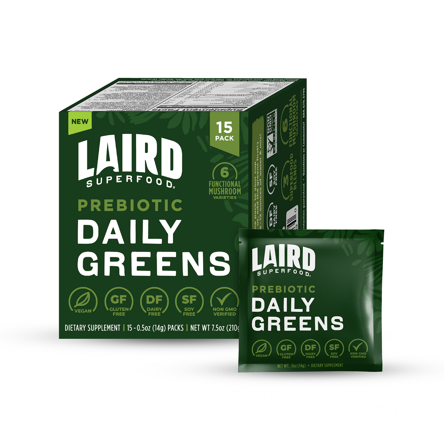 Laird Superfood Prebiotic Daily Greens
