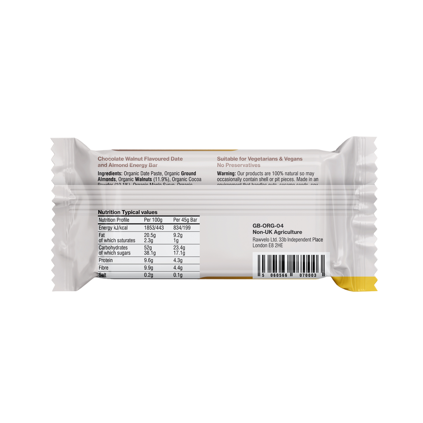 Rawvelo Organic Energy Bar