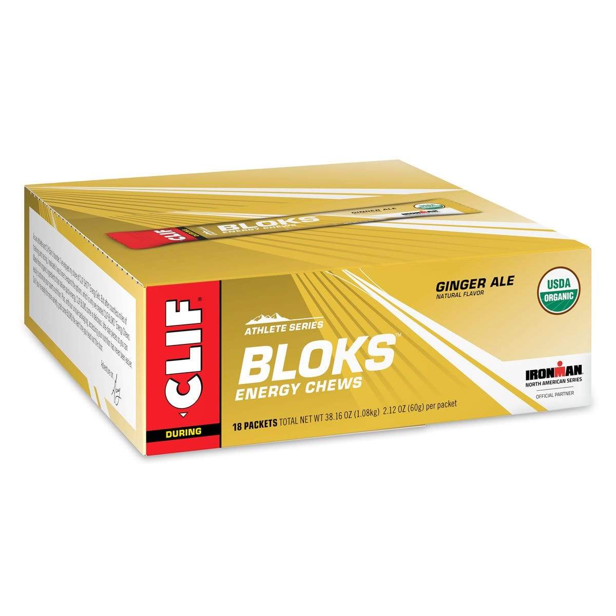 Clif Bloks-Ginger Ale-Box of 18-The Feed
