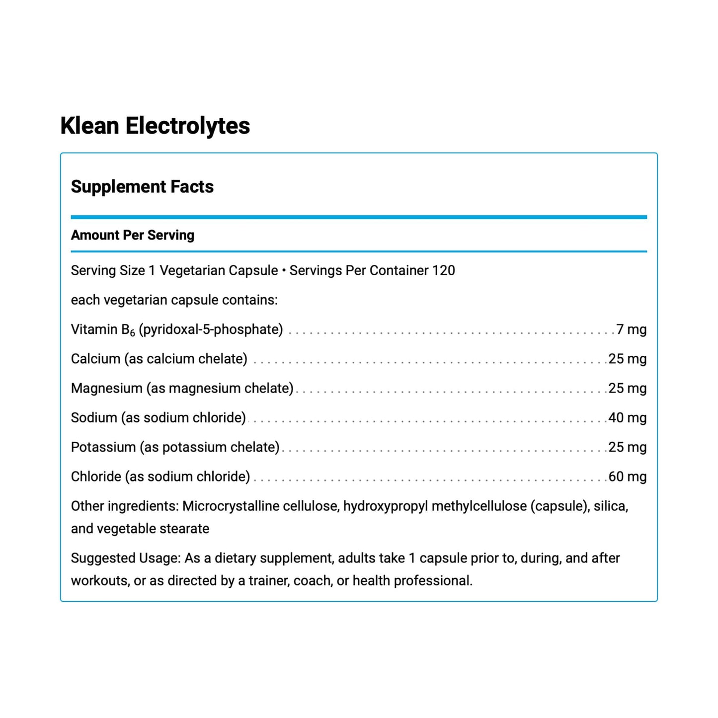 Klean Athlete Electrolytes