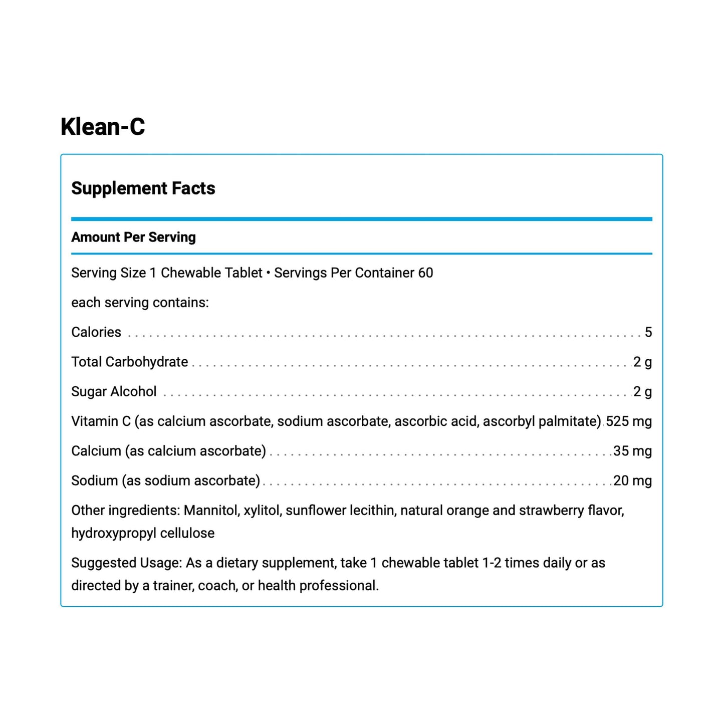 Klean Athlete Vitamin C