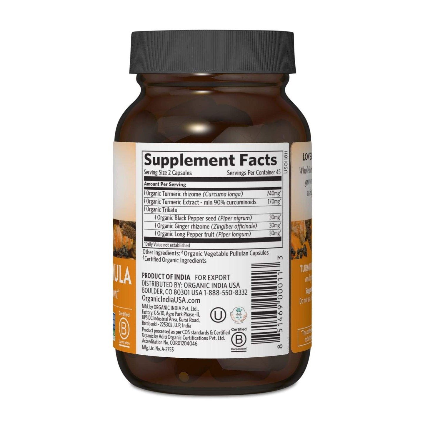 Organic India Turmeric-Unflavored-The Feed