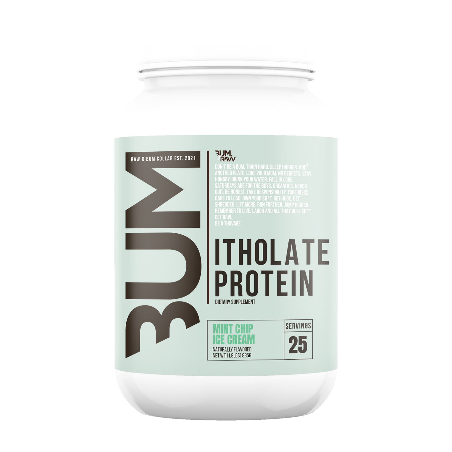 Raw CBum Itholate Protein
