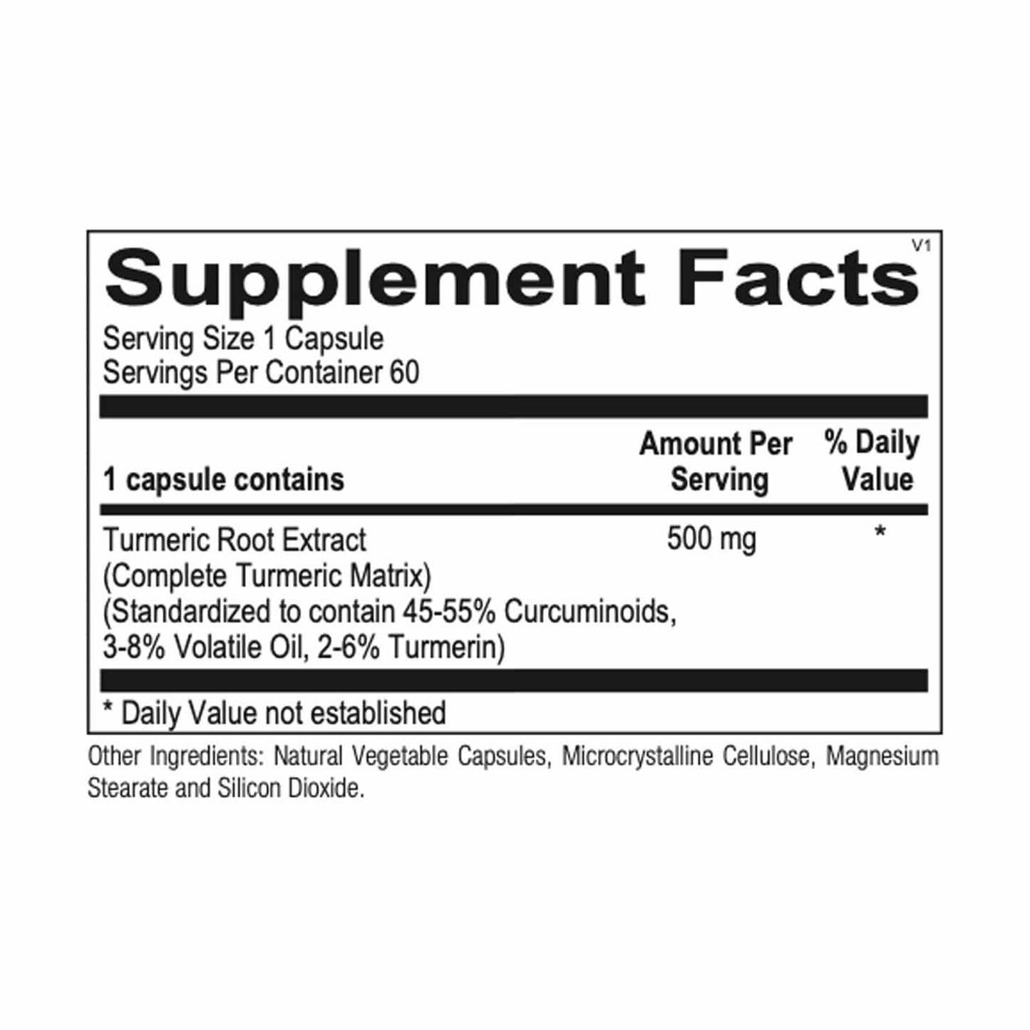 SwissRX Turmeric-60 Capsules-The Feed