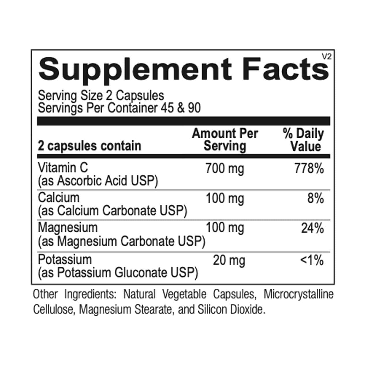 SwissRX Buffered Vitamin C-60 Capsules-The Feed