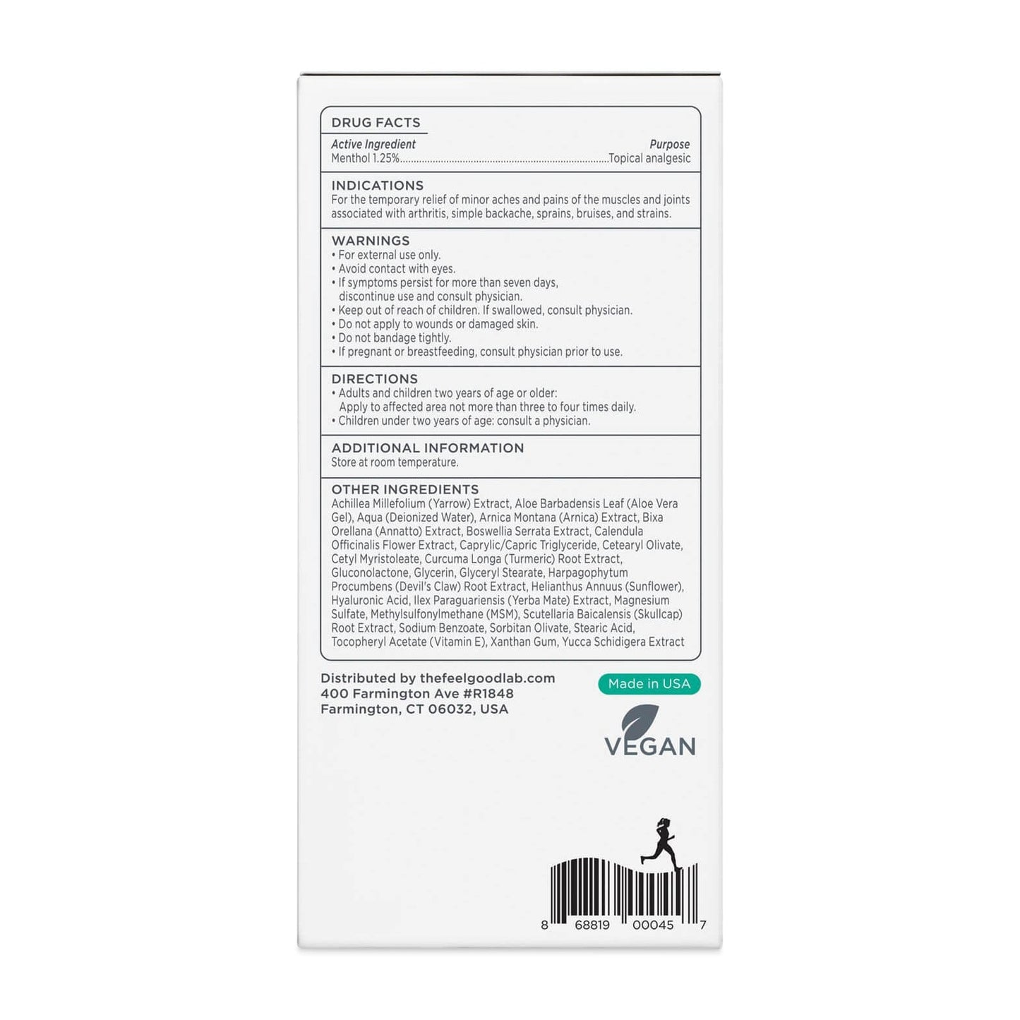 The Feel Good Lab Gear 100ml The Feel Good Lab - Sport Recovery Lotion