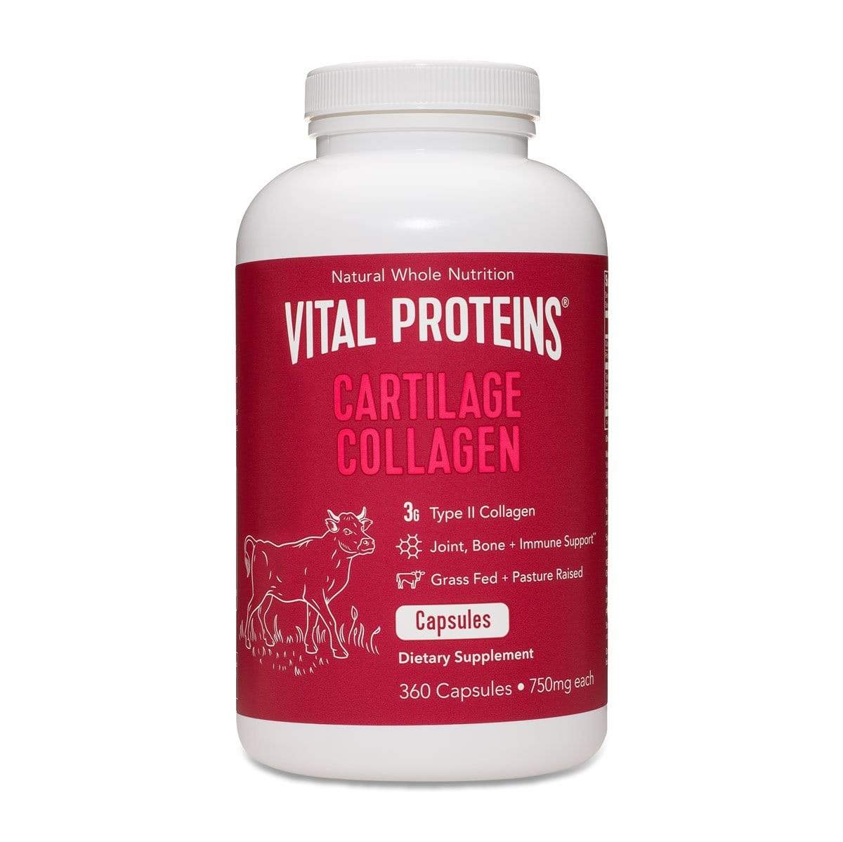 Vital Proteins Cartilage Collagen-120 Capsules-The Feed