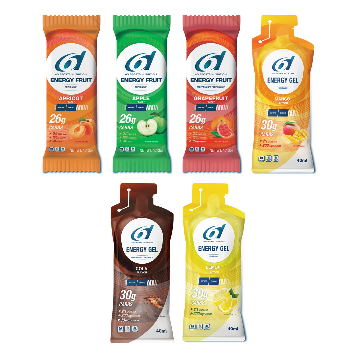 6d Sports Nutrition Energy Pack