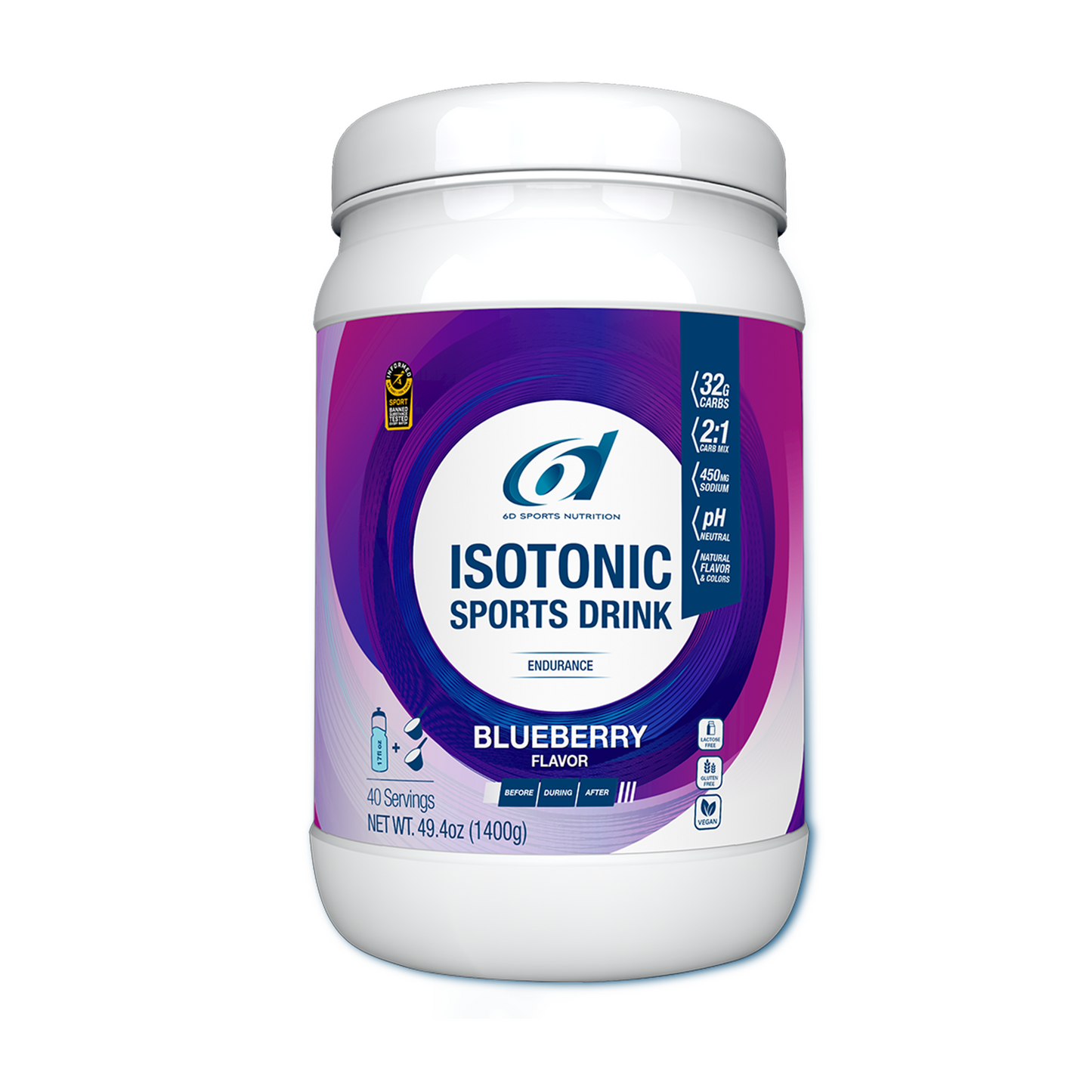 6d Sports Nutrition Isotonic Drink Mix