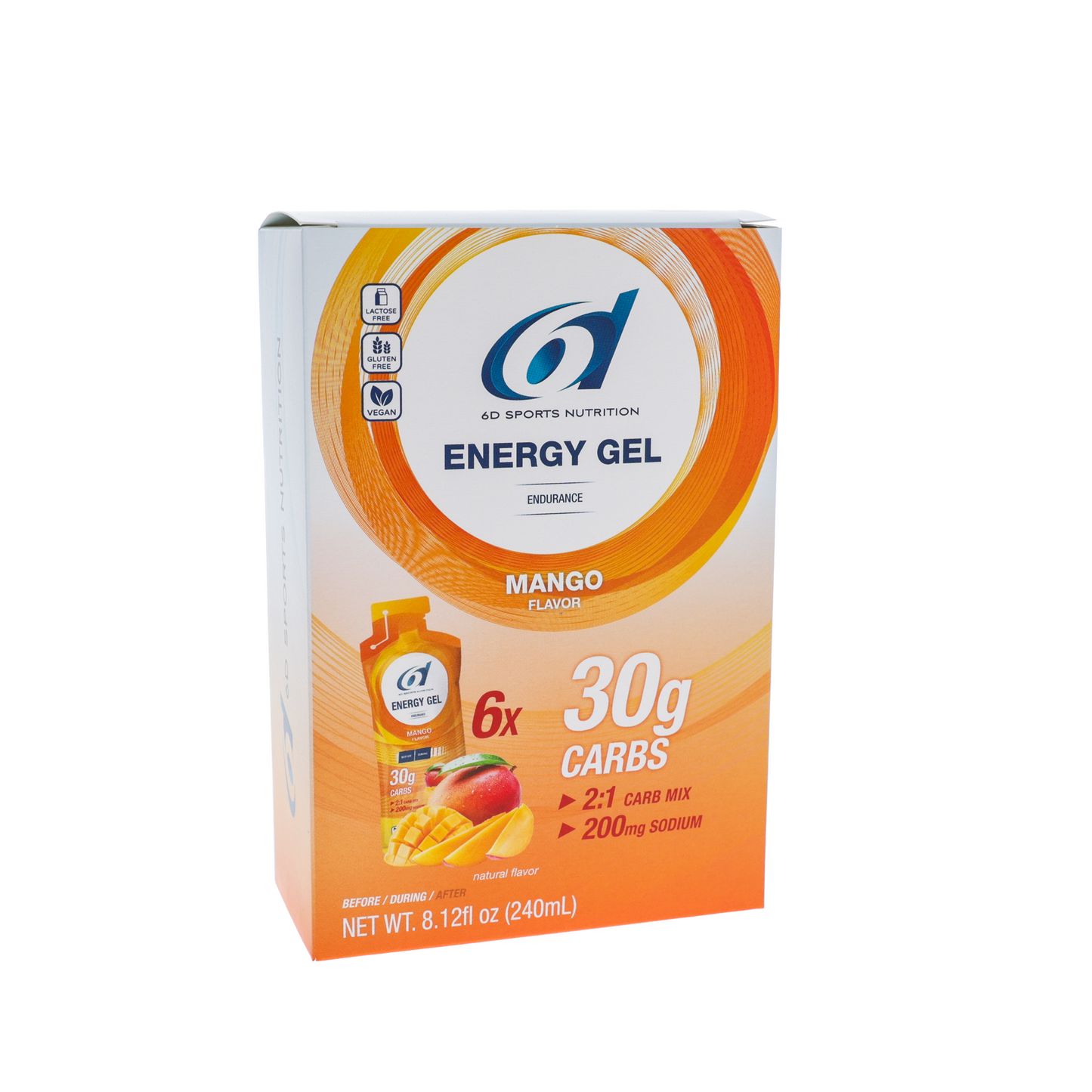 6d Sports Nutrition Energy Gel