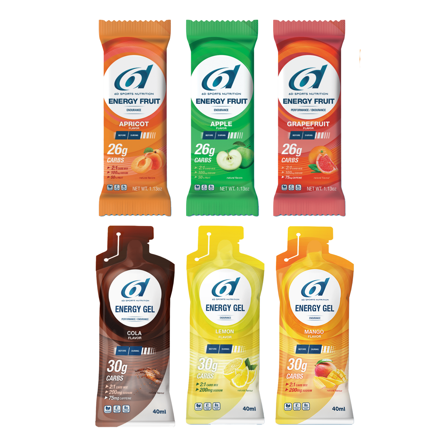 6d Sports Nutrition Energy Pack