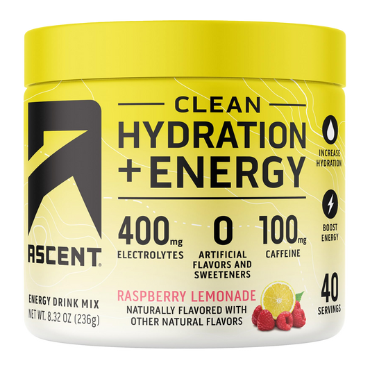 Ascent Preworkout Clean Hydration + Energy