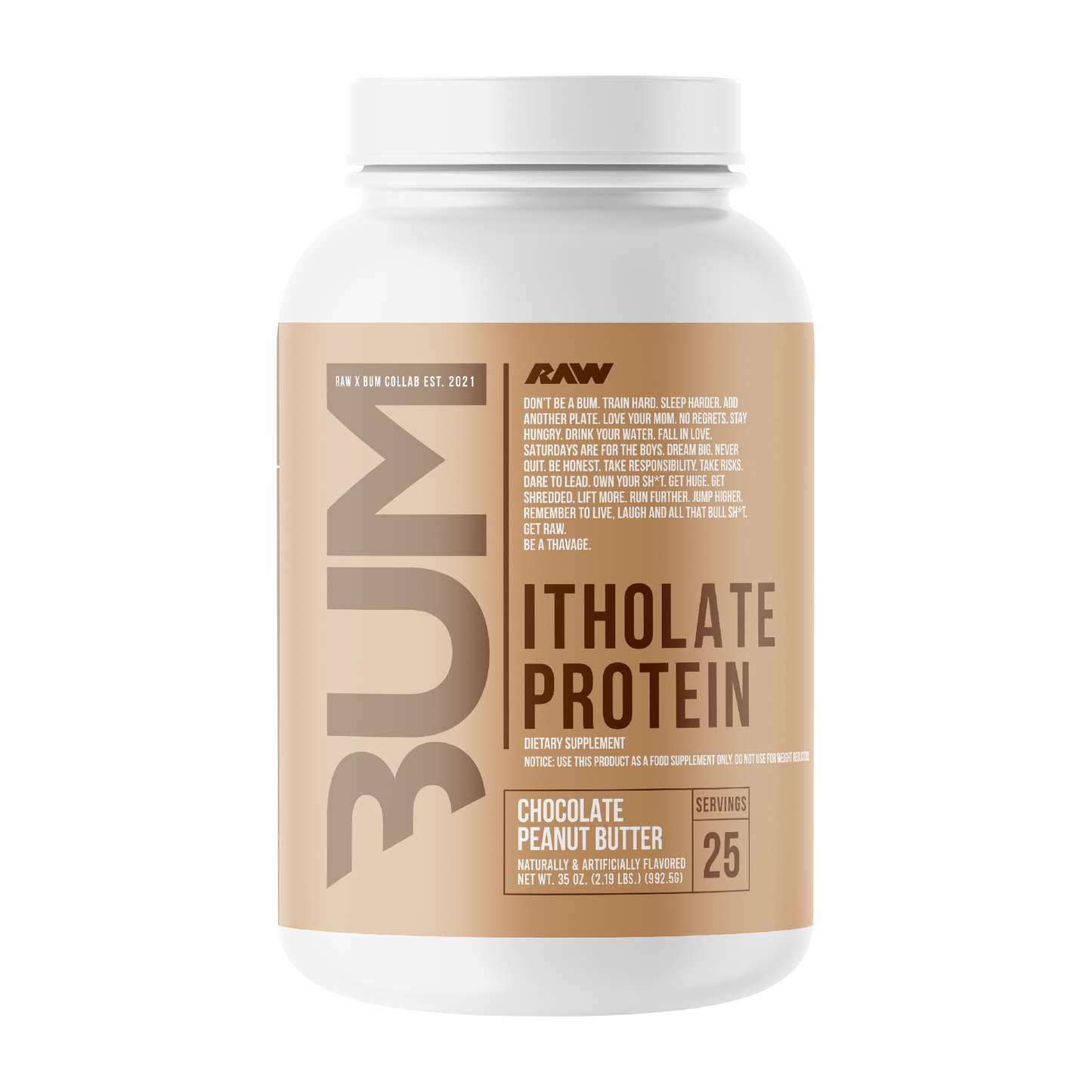Raw CBum Itholate Protein