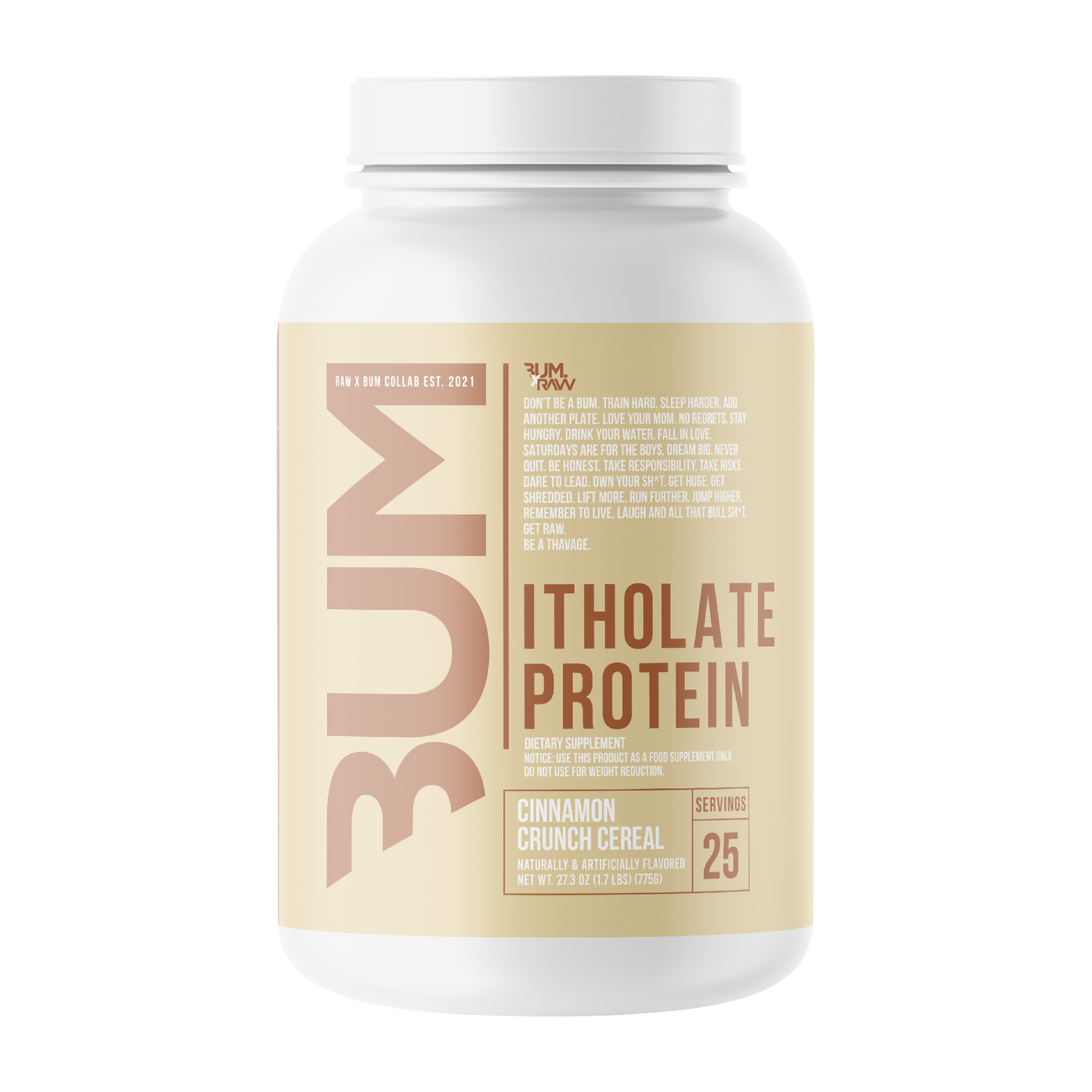 Raw CBum Itholate Protein