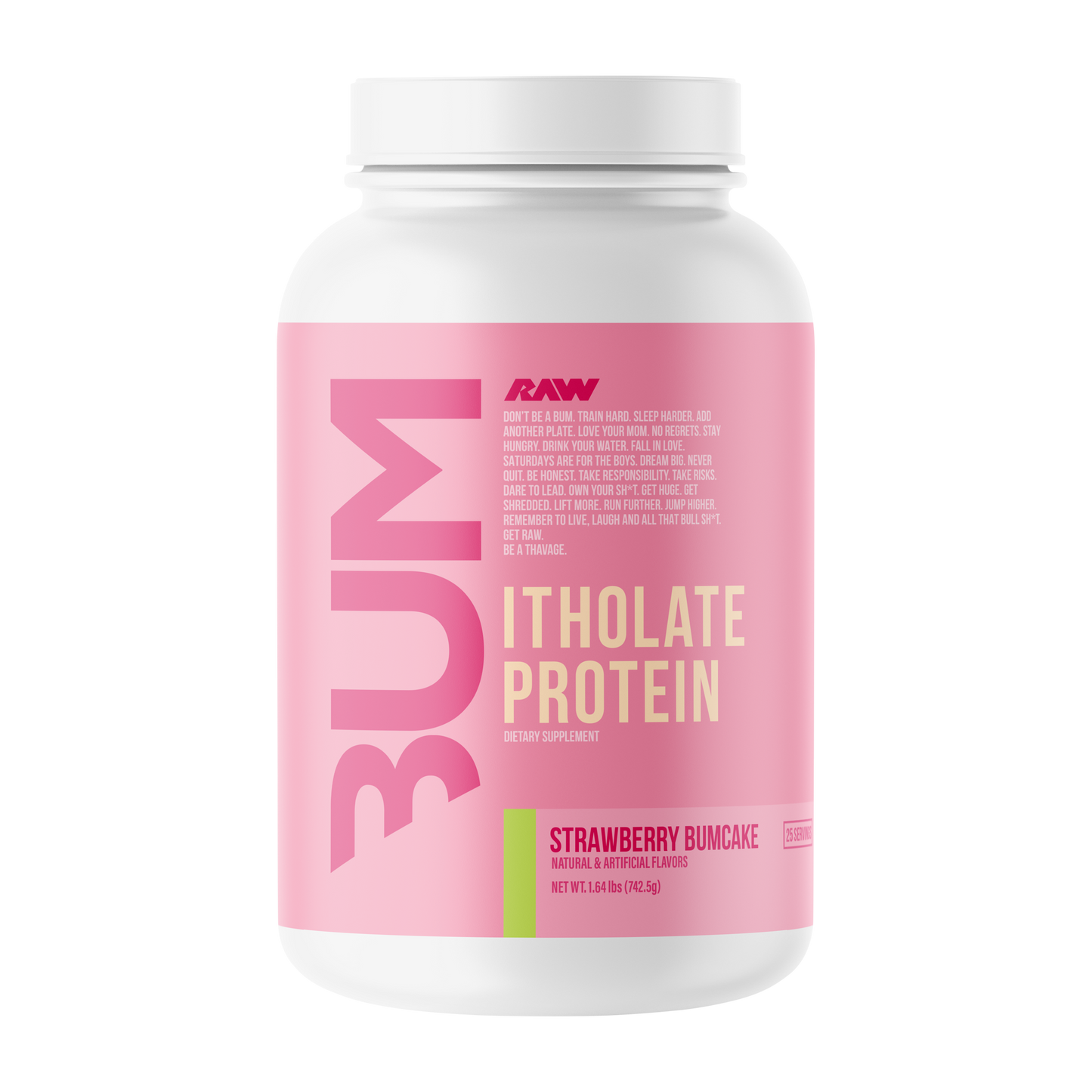 Raw CBum Itholate Protein