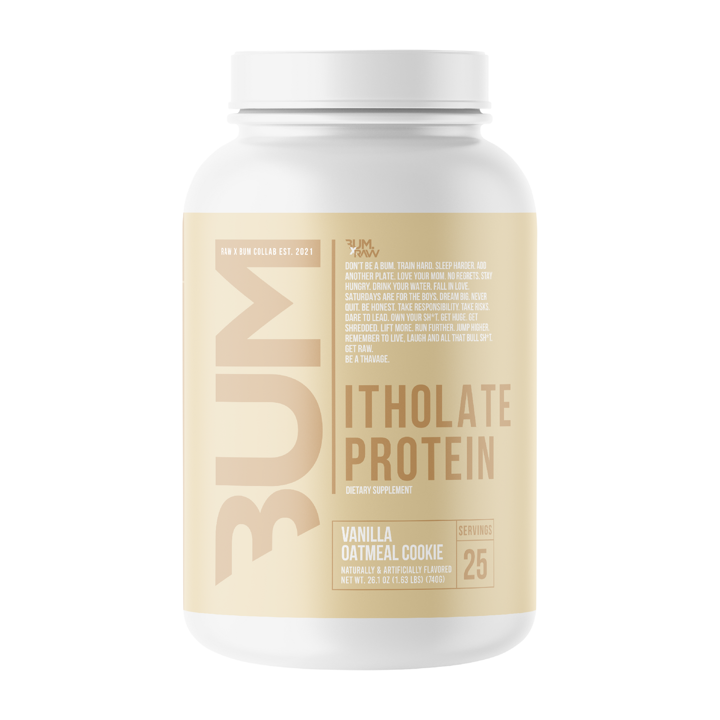 Raw CBum Itholate Protein