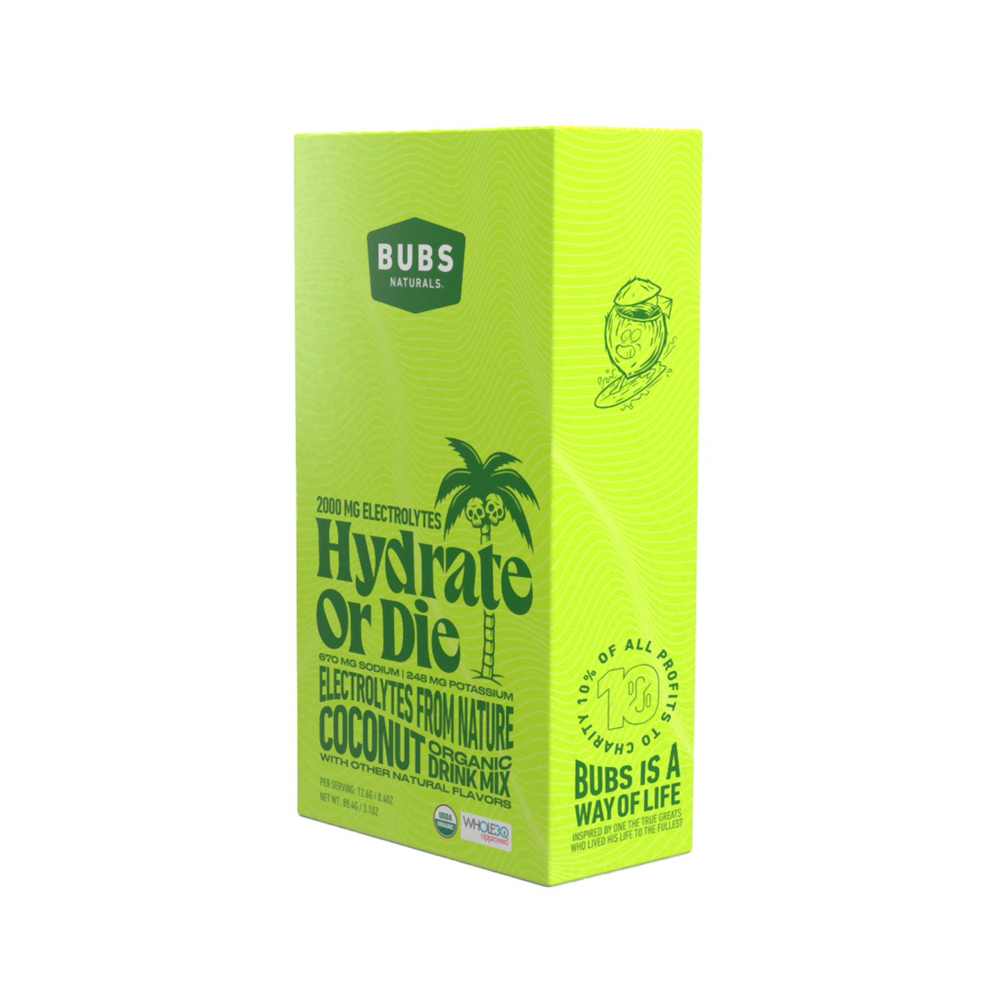 BUBS Naturals Hydrate or Die Electrolytes