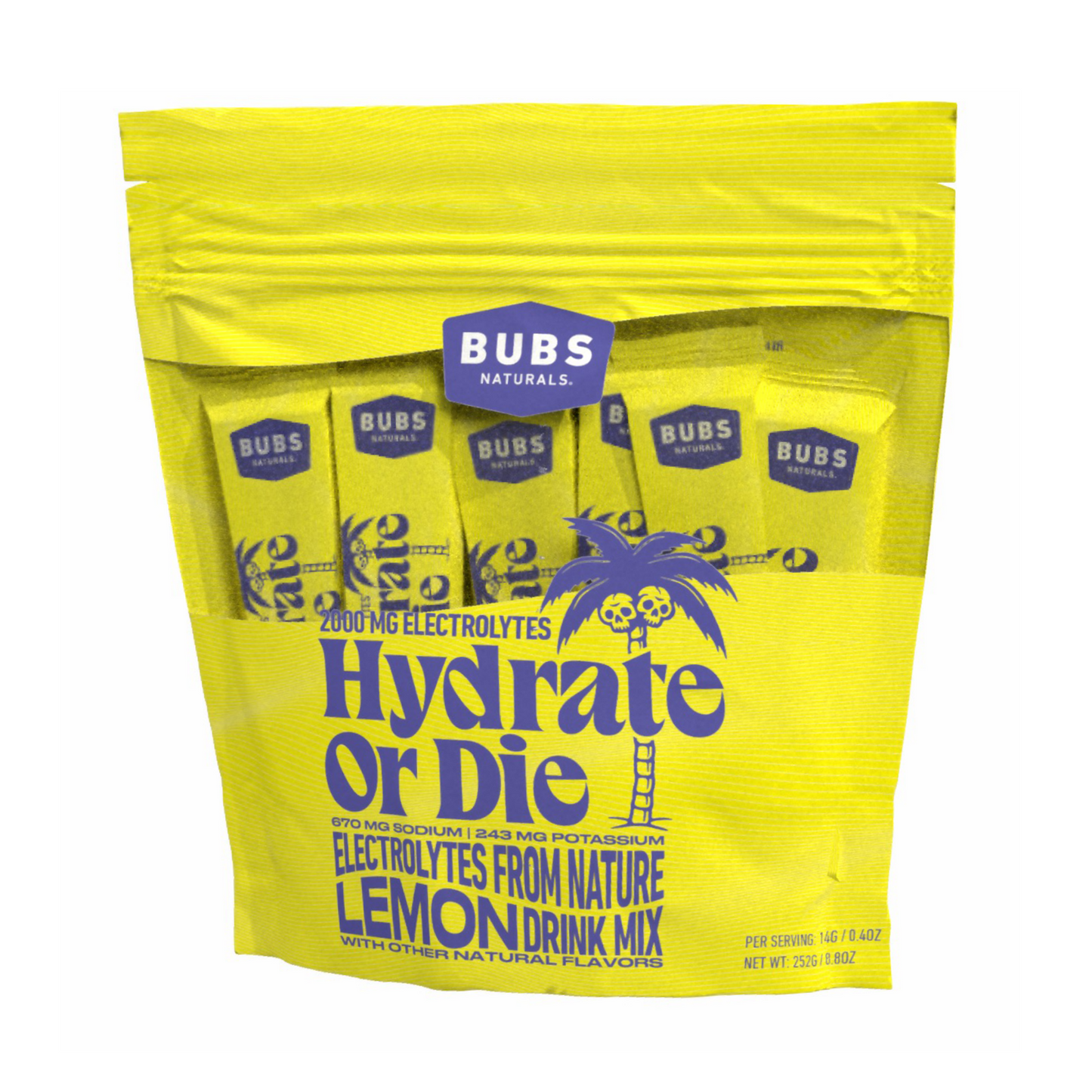 BUBS Naturals Hydrate or Die Electrolytes