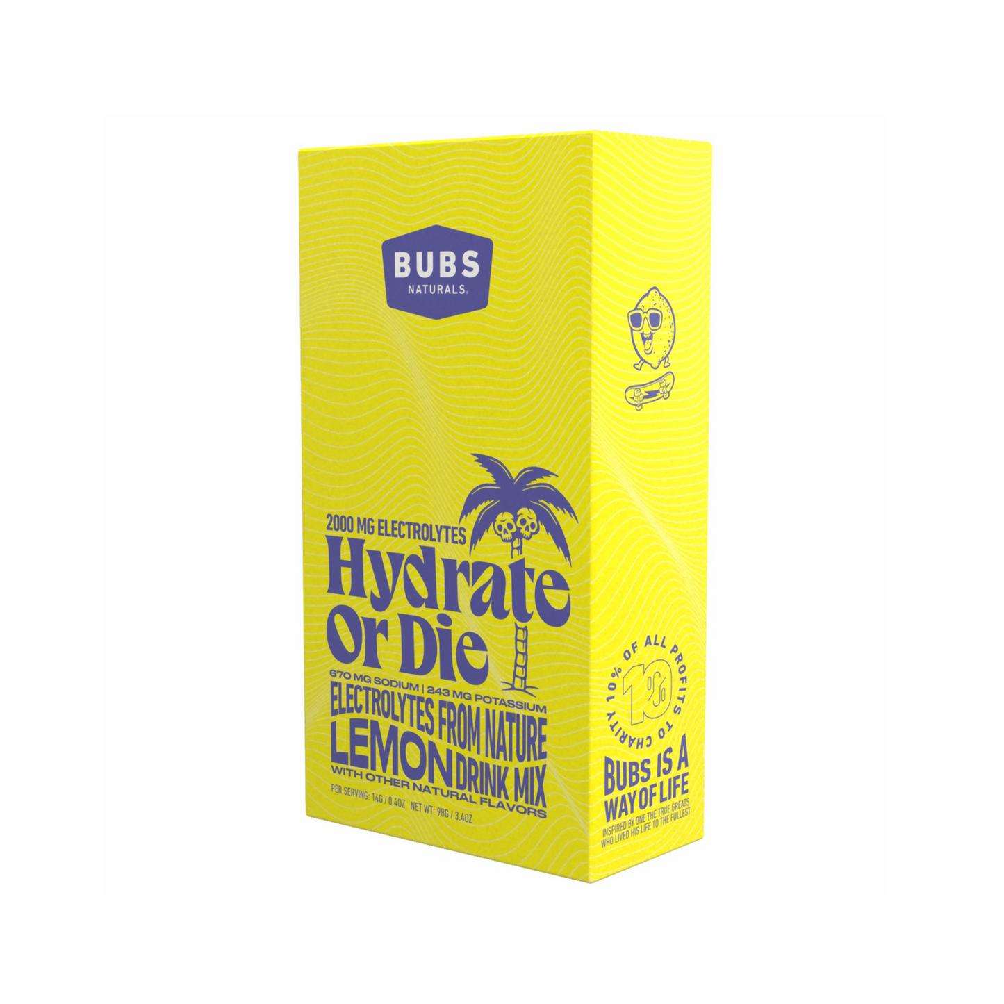 BUBS Naturals Hydrate or Die Electrolytes
