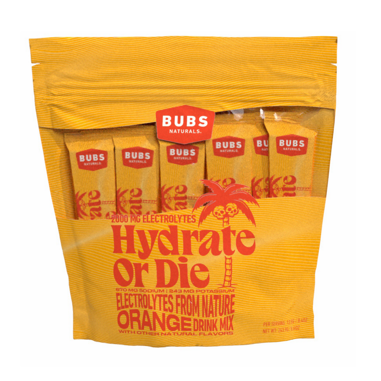 BUBS Naturals Hydrate or Die Electrolytes