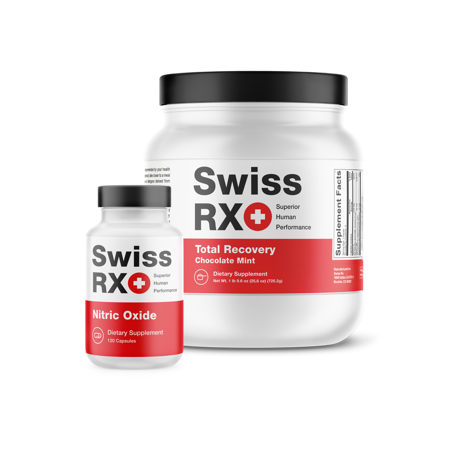 SwissRX Total Recovery Bundle (w/ Nitric Oxide)