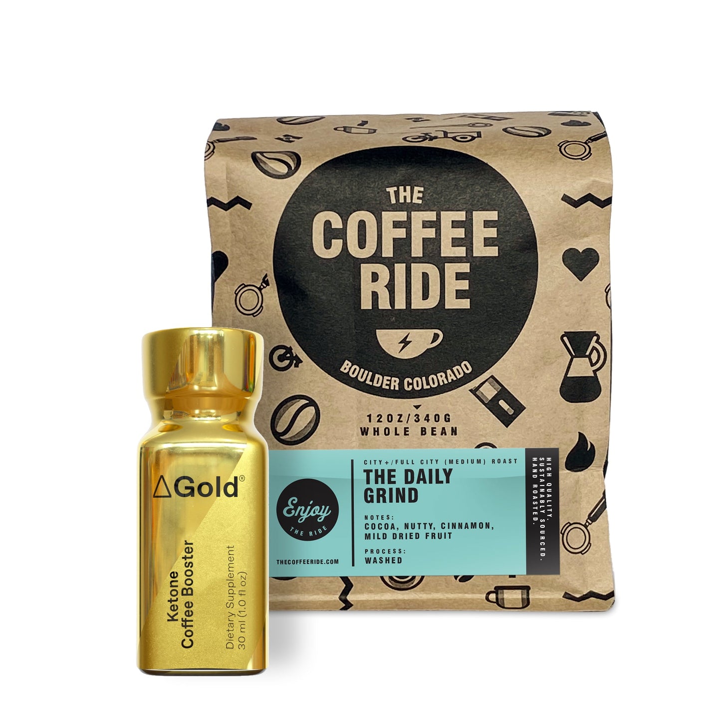 Ketone Coffee Kit: deltaGold + The Coffee Ride