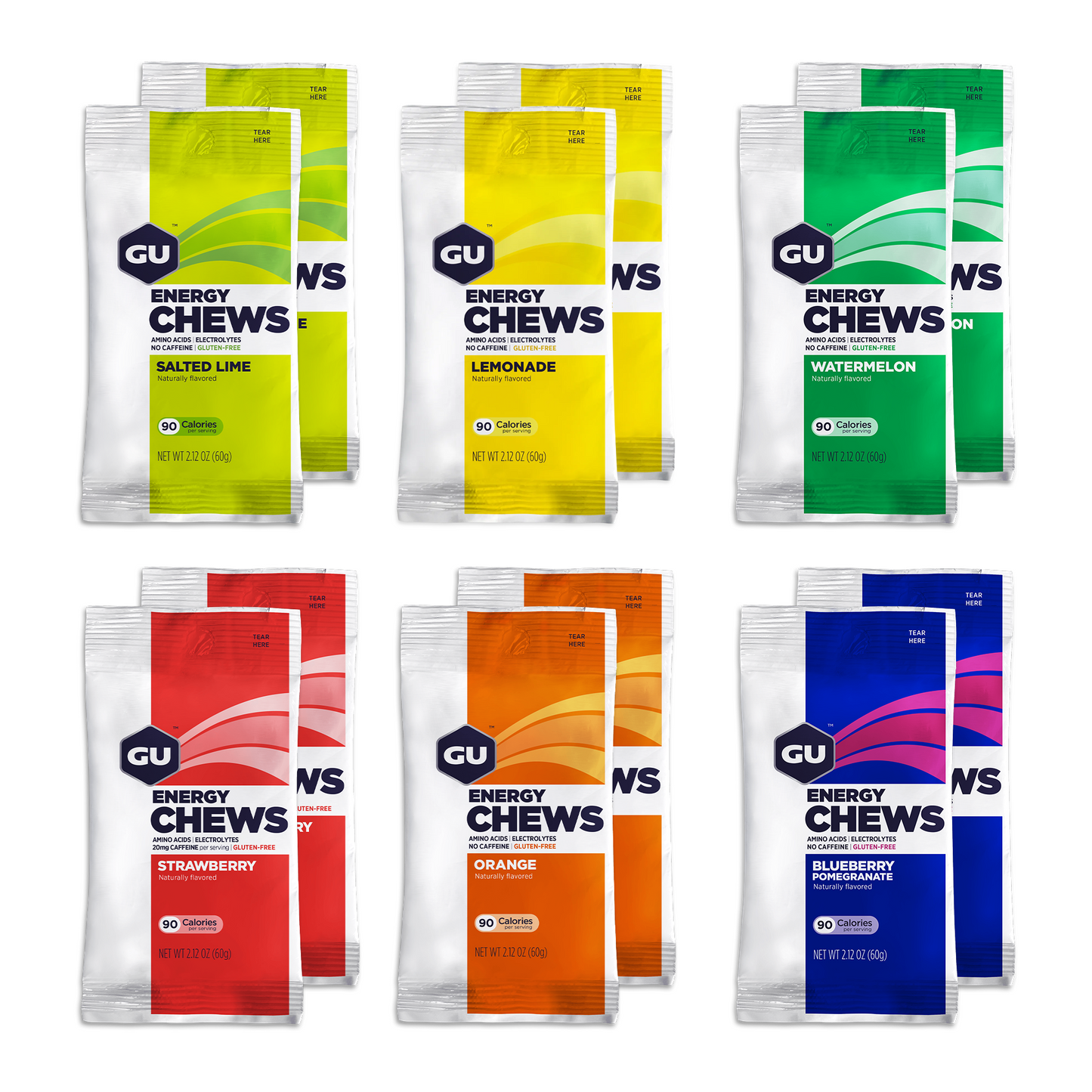 GU Energy Chews Sampler