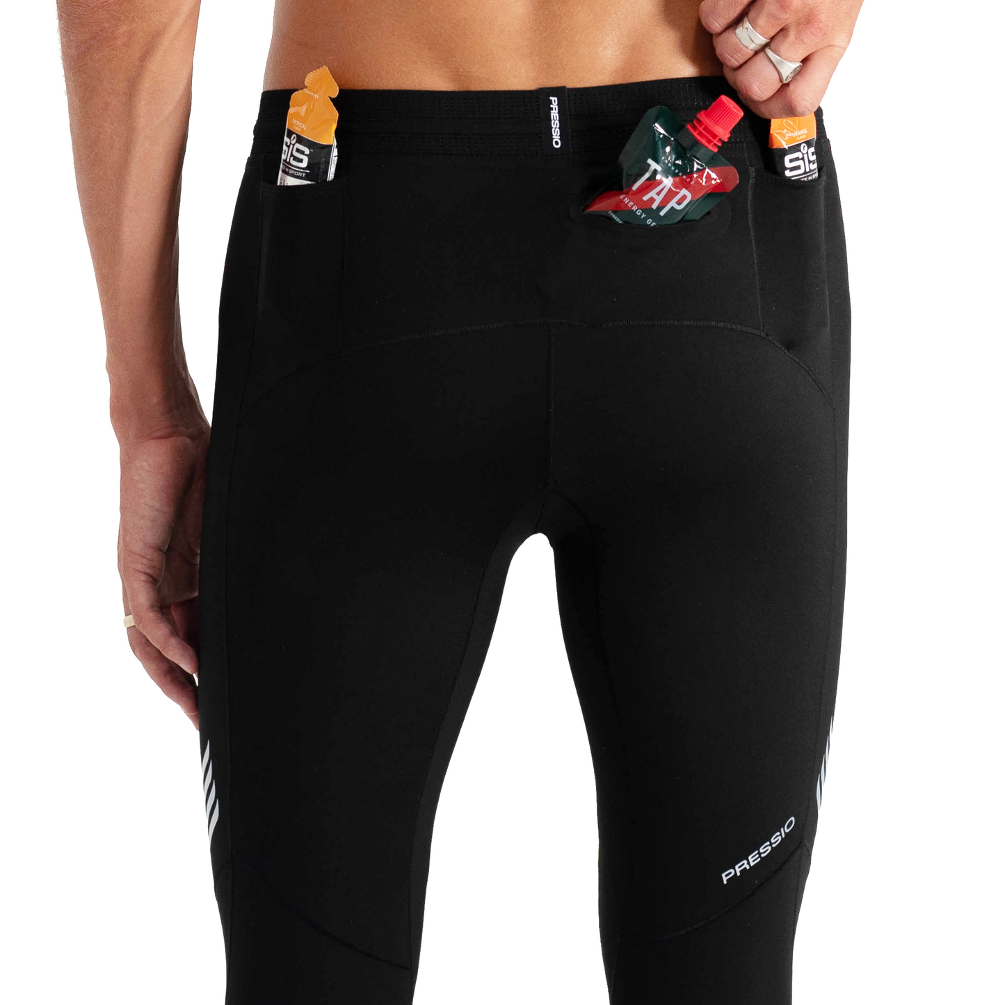 Mens Pressio Compression Run Tights
