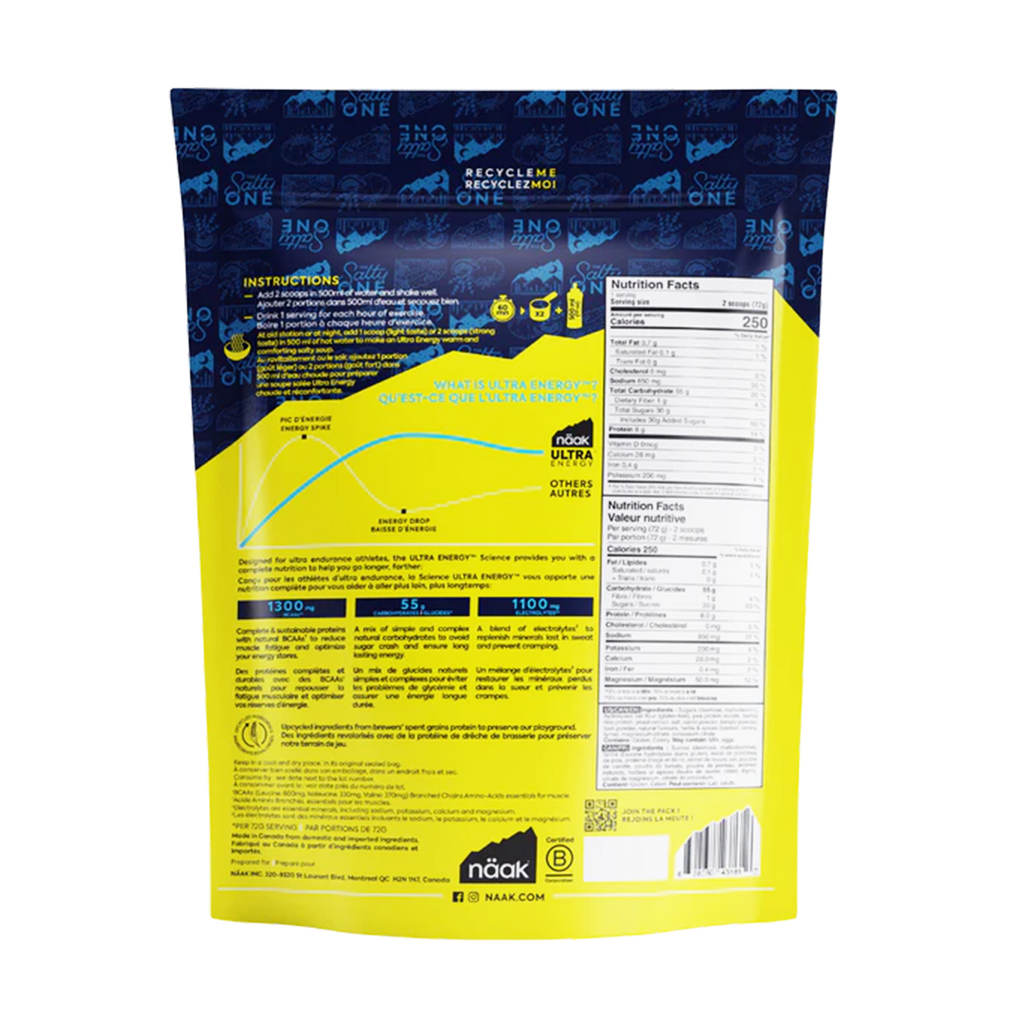 Näak Ultra Energy Drink Mix Salted Soup