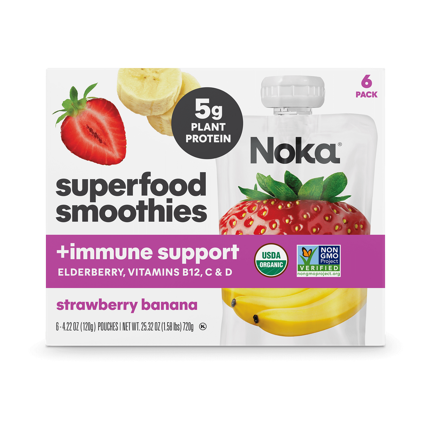 Noka Superfood Smoothies Immunity Support and Plant Protein