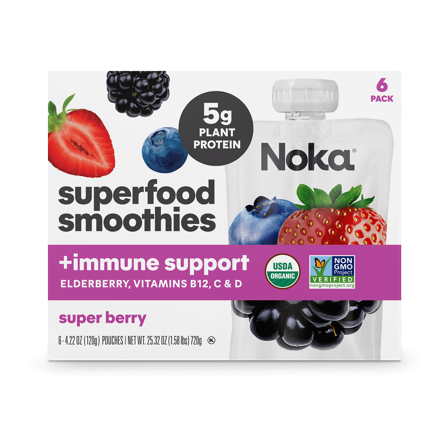 Noka Superfood Smoothies Immunity Support and Plant Protein