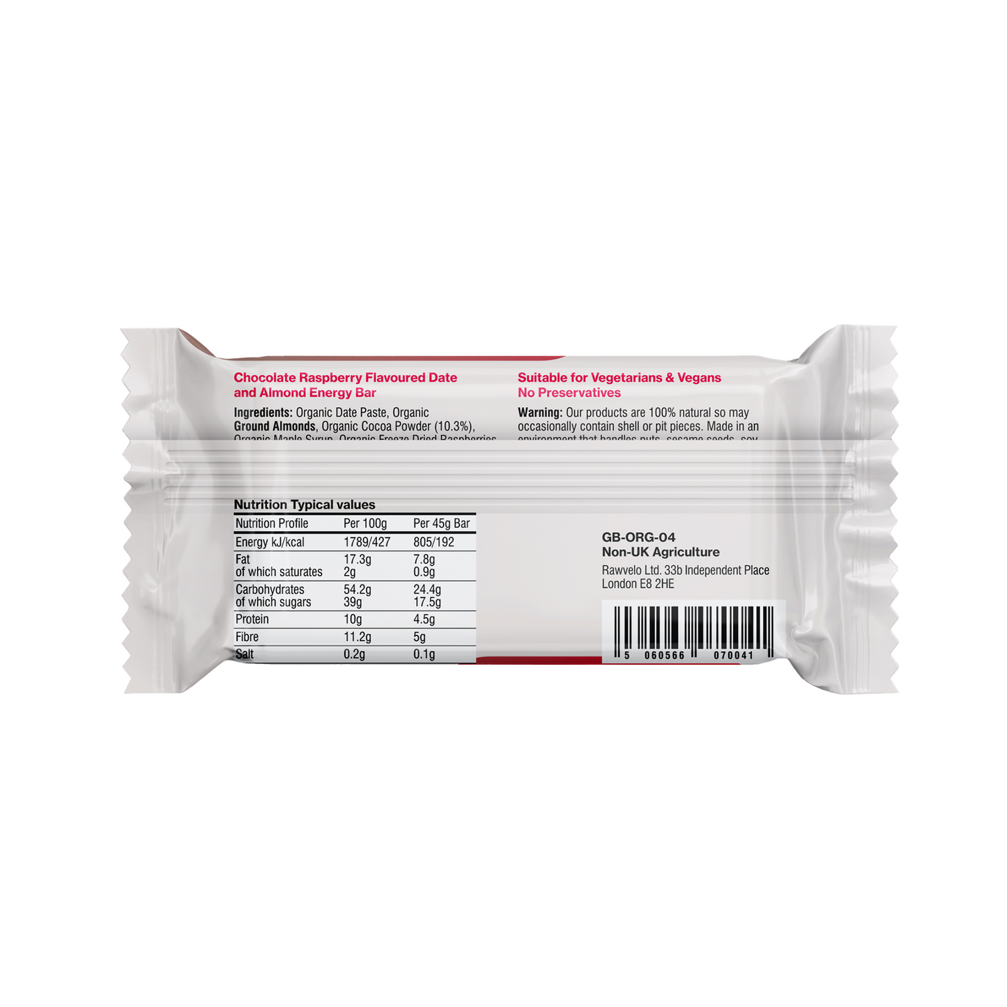 Rawvelo Organic Energy Bar