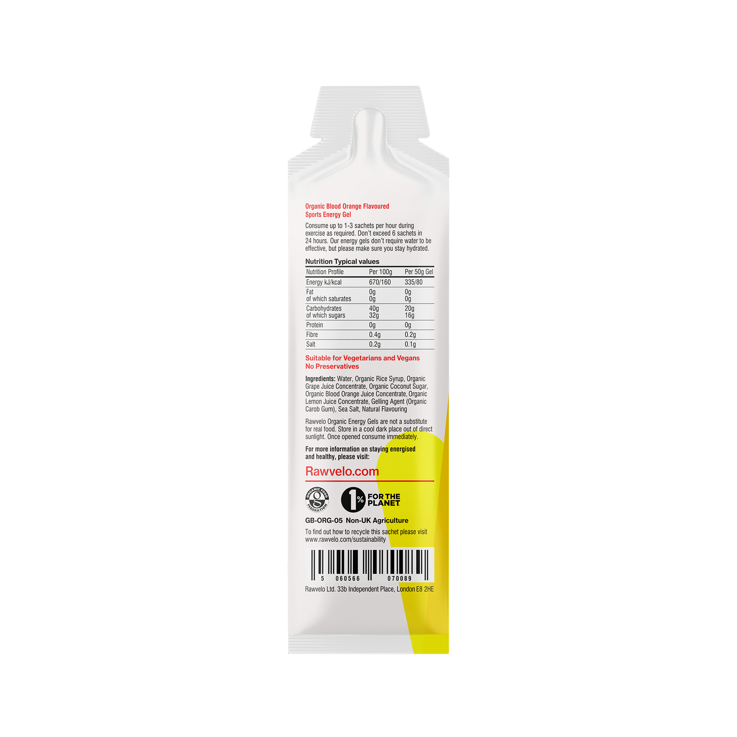 Rawvelo Energy Gel