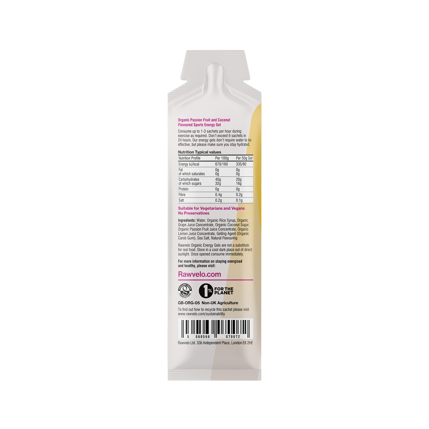 Rawvelo Energy Gel