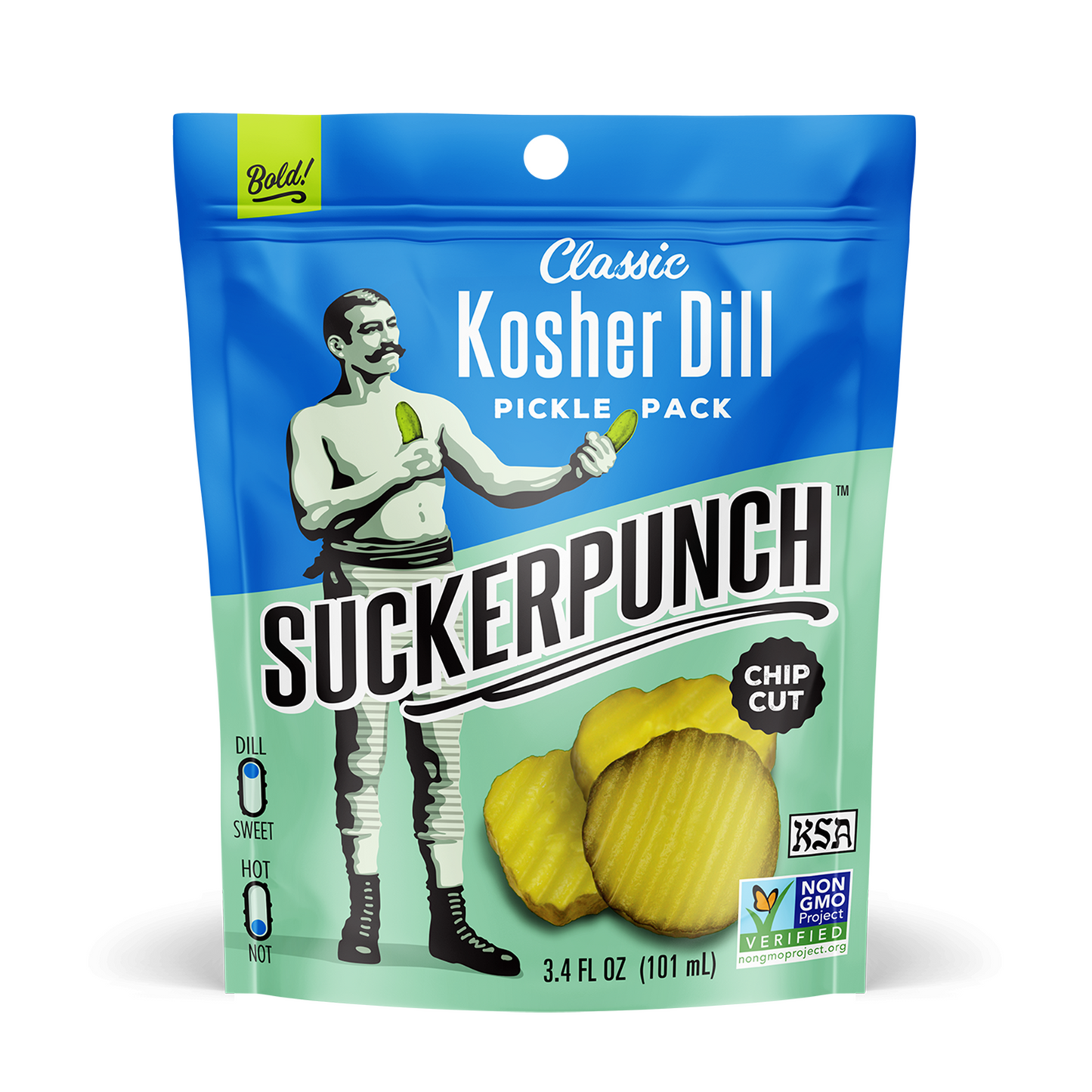 SuckerPunch Pickle Snack Pack Chips