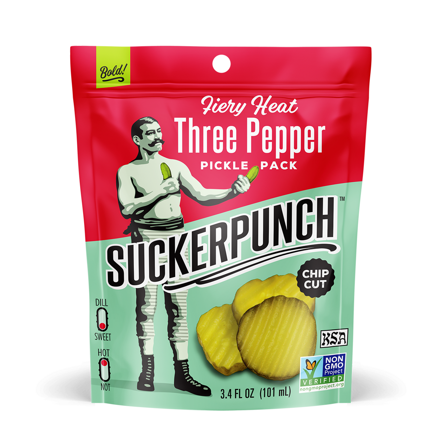 SuckerPunch Pickle Snack Pack Chips