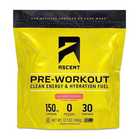 Ascent Pre-Workout-30 Serving-Raspberry Lemonade-The Feed