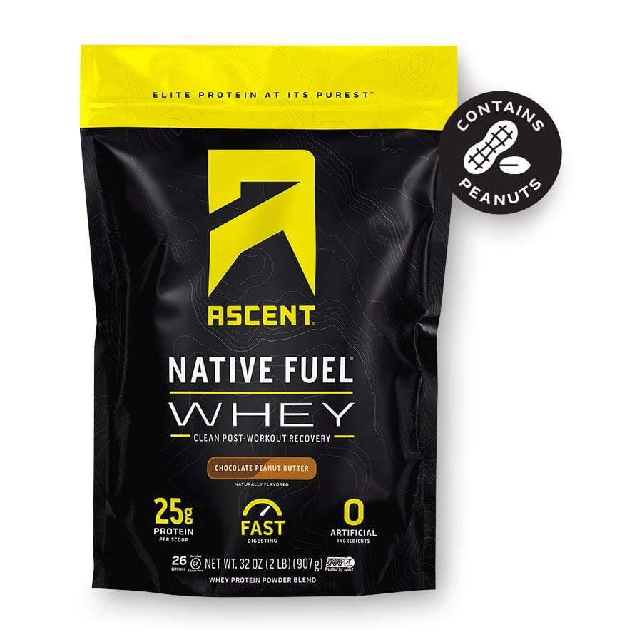 Ascent Fuel Whey Protein-Chocolate Peanut Butter-27 Servings-The Feed