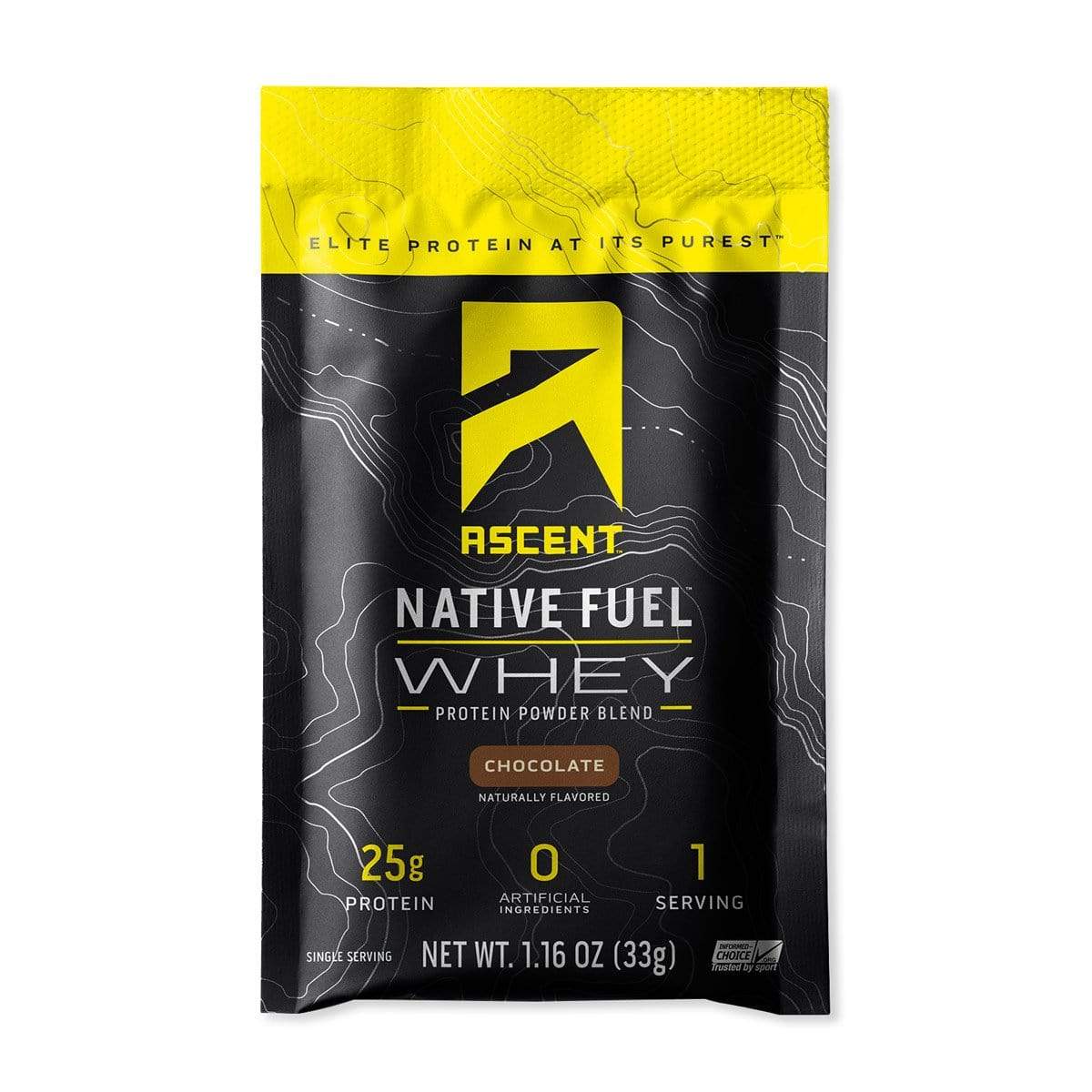 Ascent Fuel Whey Protein-Chocolate-Single Serving-The Feed