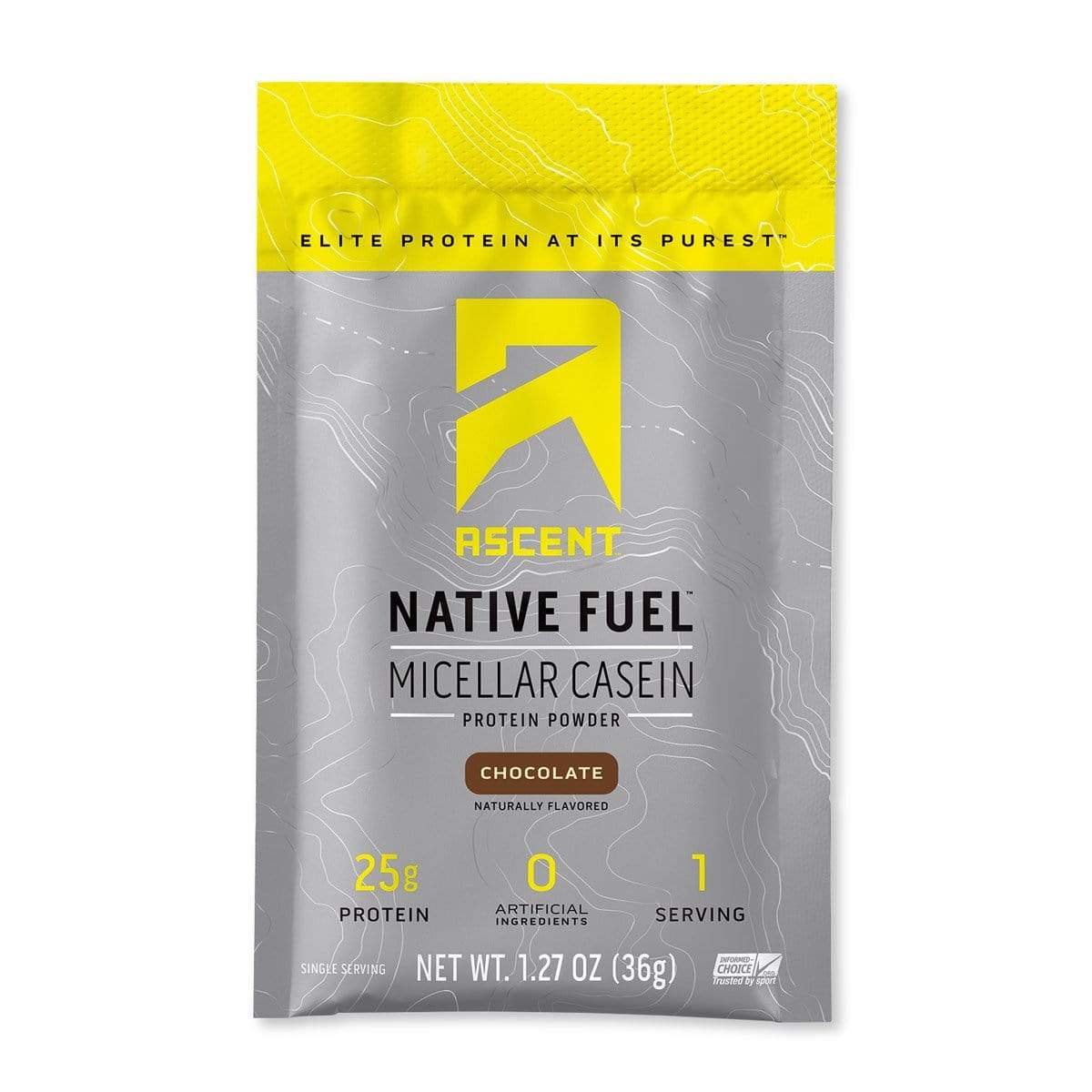 Ascent Native Fuel Micellar Casein Protein-Chocolate-Single Serving-The Feed