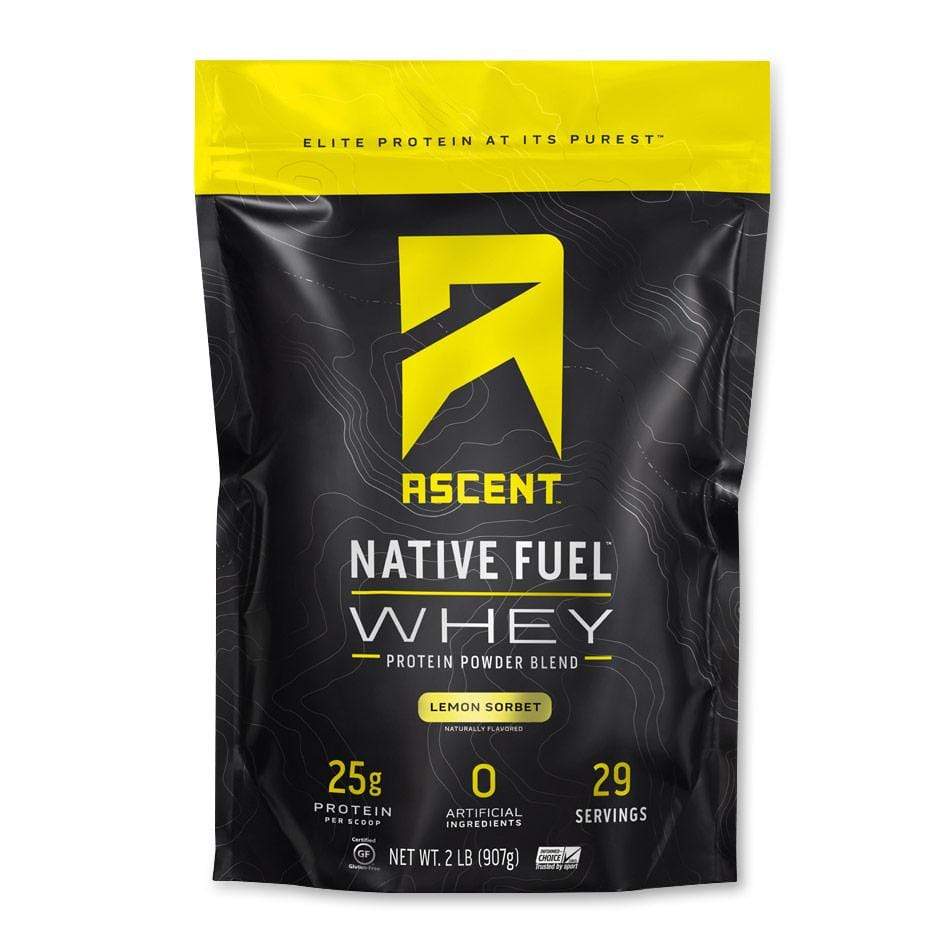 Ascent Fuel Whey Protein-Lemon Sorbet-27 Servings-The Feed
