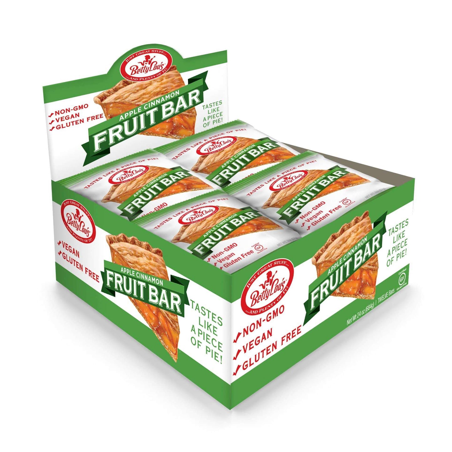 Betty Lou's Bars-Apple Cinnamon-Box of 12-The Feed