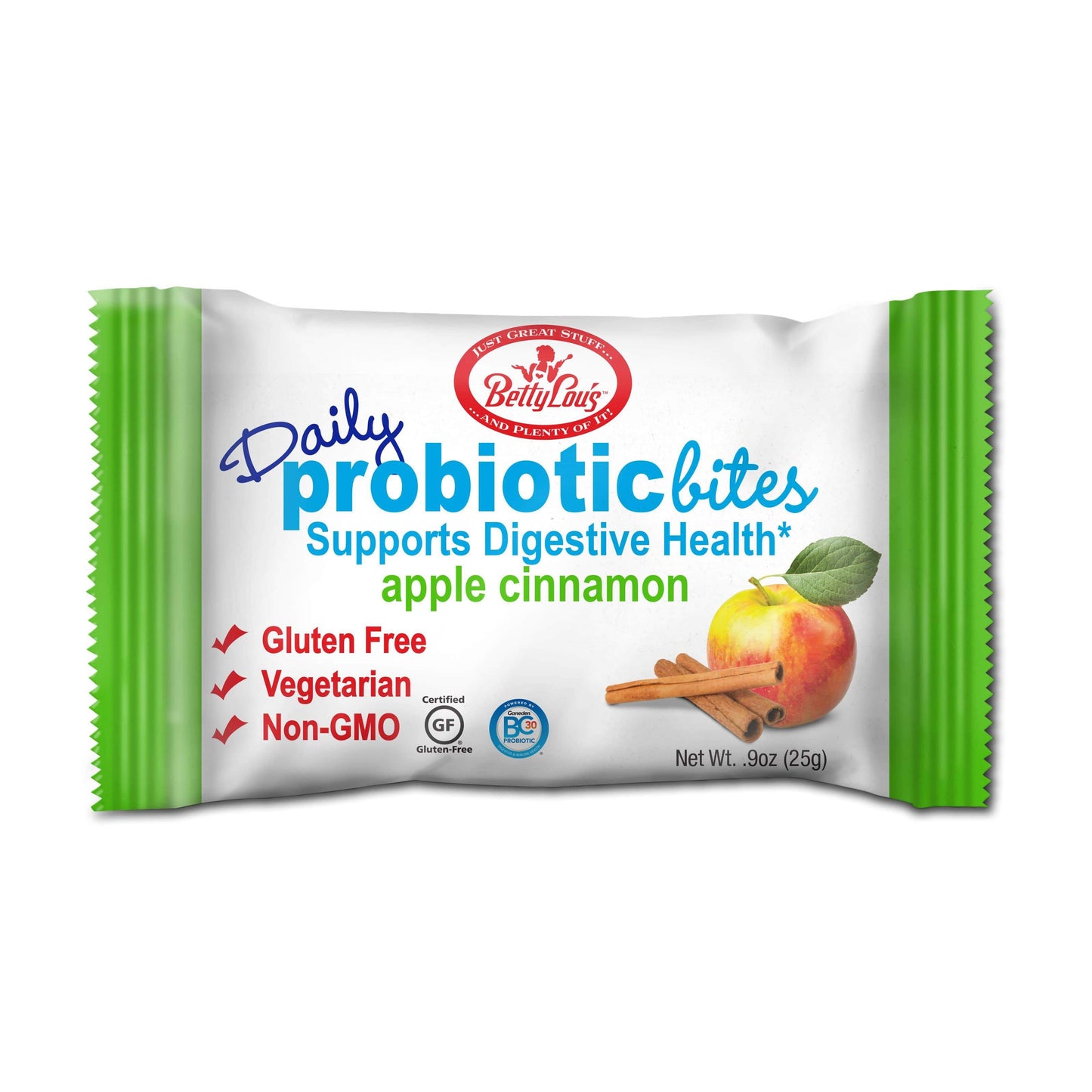 Betty Lou's Probiotic Bites-Apple Cinnamon-Single Serving-The Feed