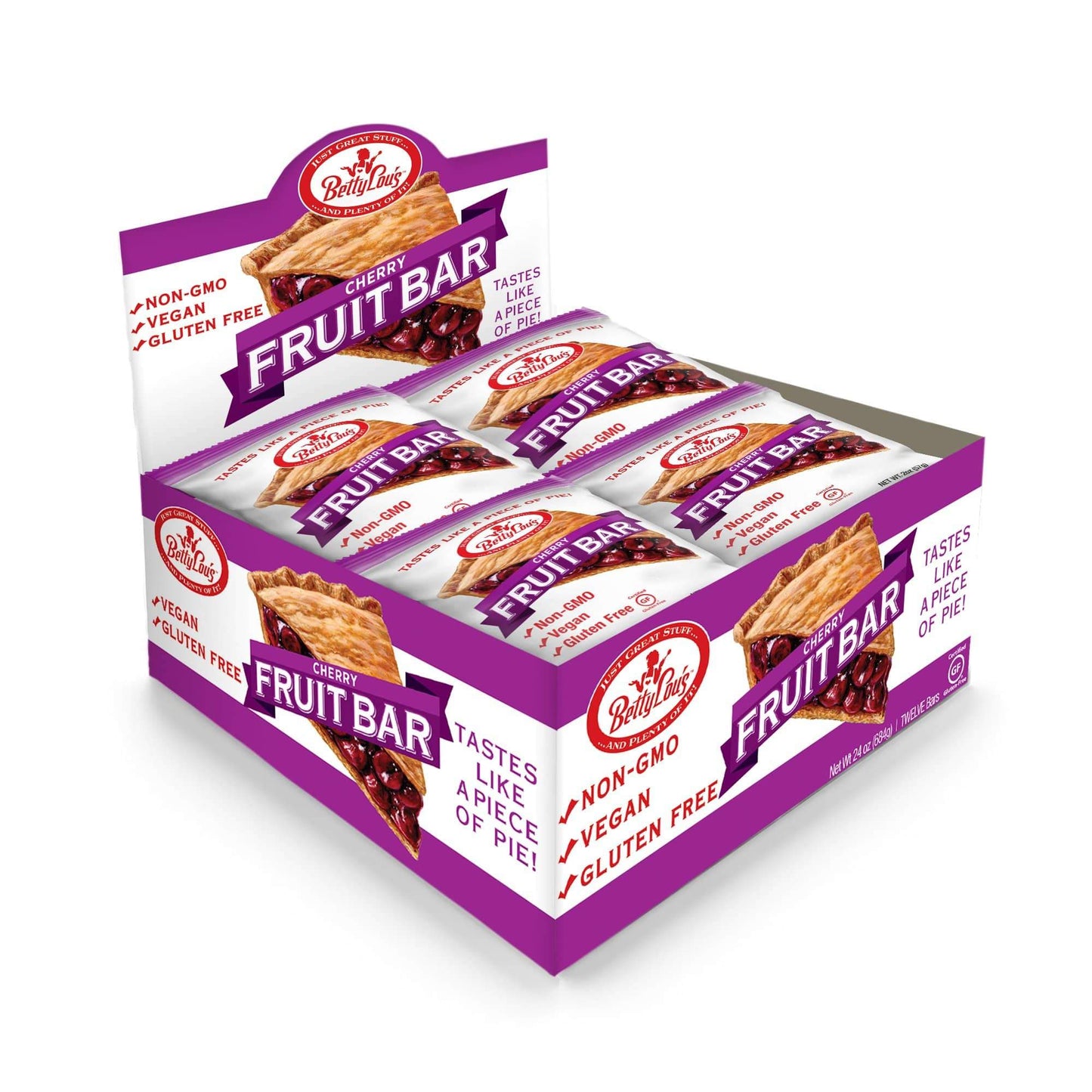 Betty Lou's Bars-Cherry-Box of 12-The Feed