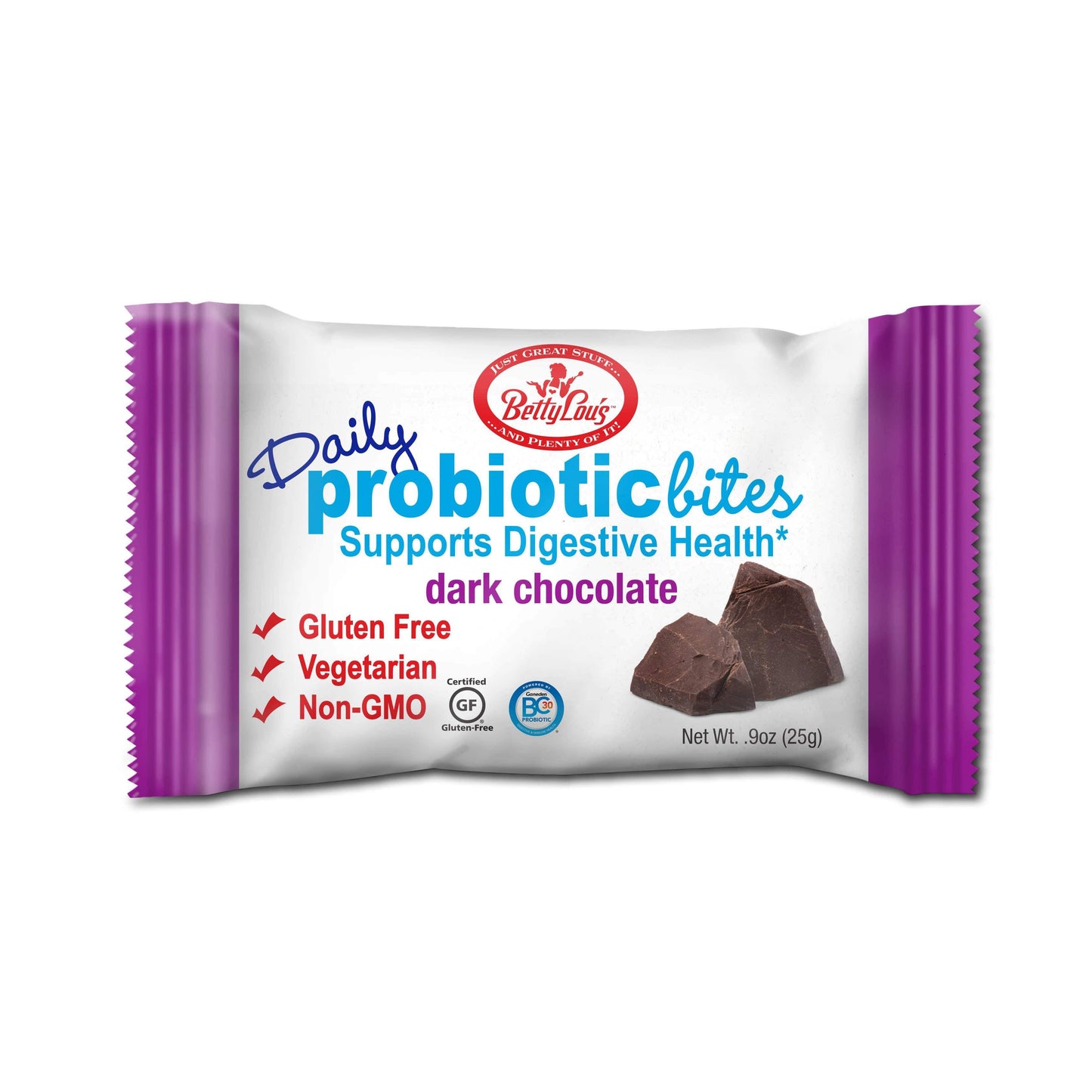 Betty Lou's Probiotic Bites-Dark Chocolate-Single Serving-The Feed