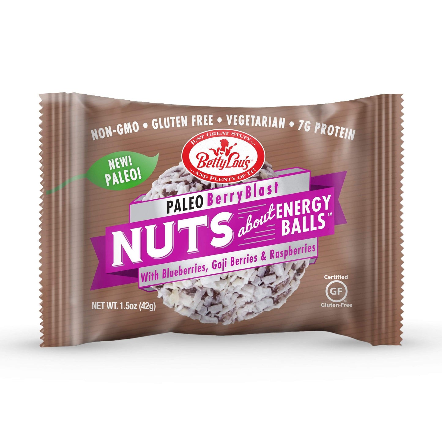Betty Lou's Nut Butter Balls-Paleo Berry-Single Serving-The Feed