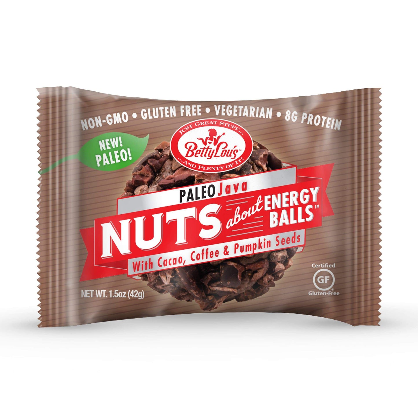 Betty Lou's Nut Butter Balls-Paleo Java (with caffeine)-Single Serving-The Feed