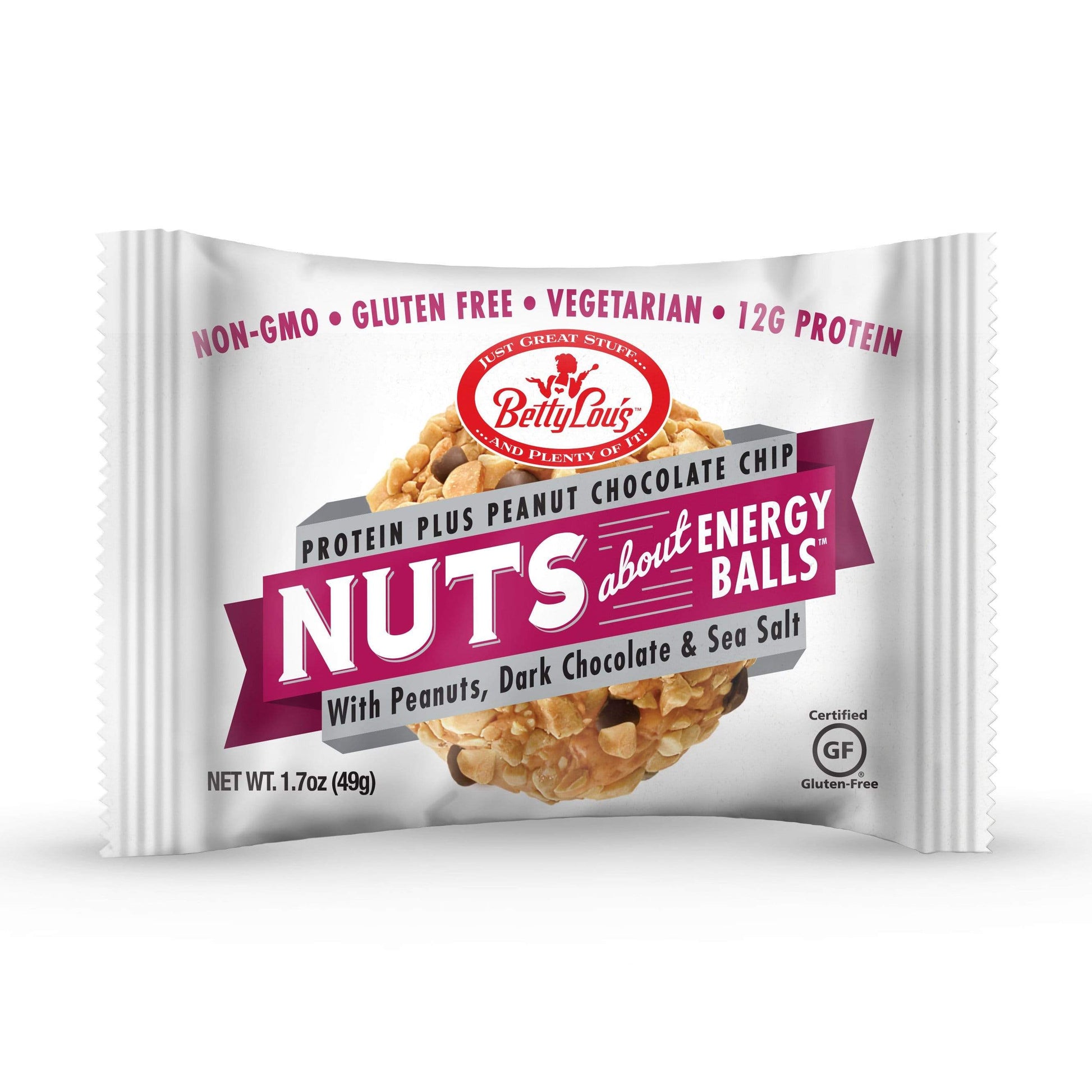 Betty Lou's Nut Butter Balls-Protein Plus Peanut Butter Chocolate Chip-Single Serving-The Feed